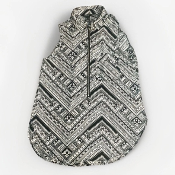 Streetwear Society Sleeveless Women Shirt Black &White Geometric Aztec Y2K Sz M - Picture 4 of 9